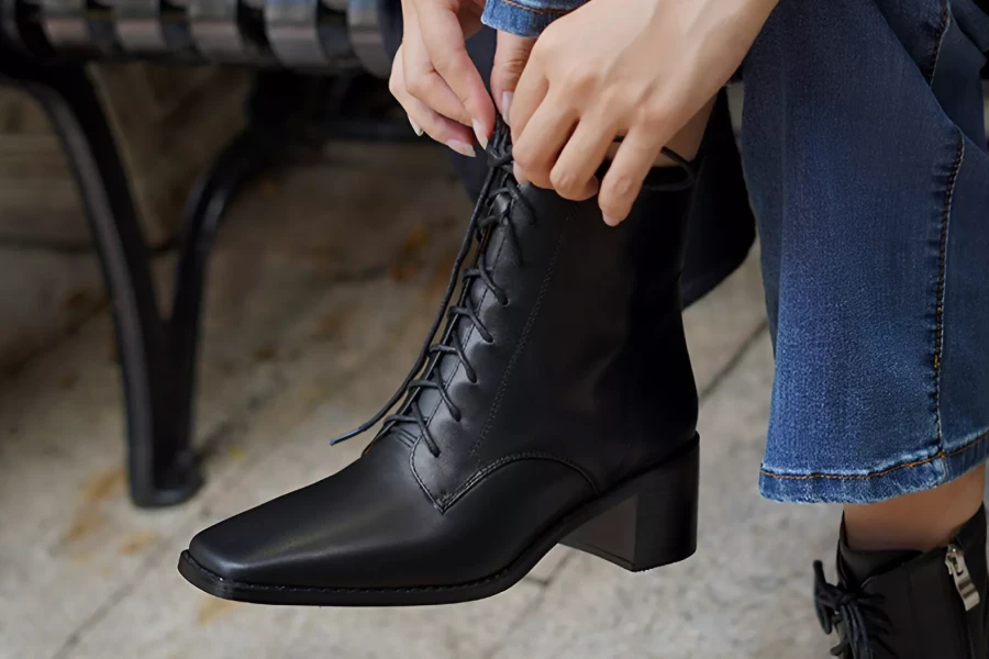 Elegant Square Toe Boots