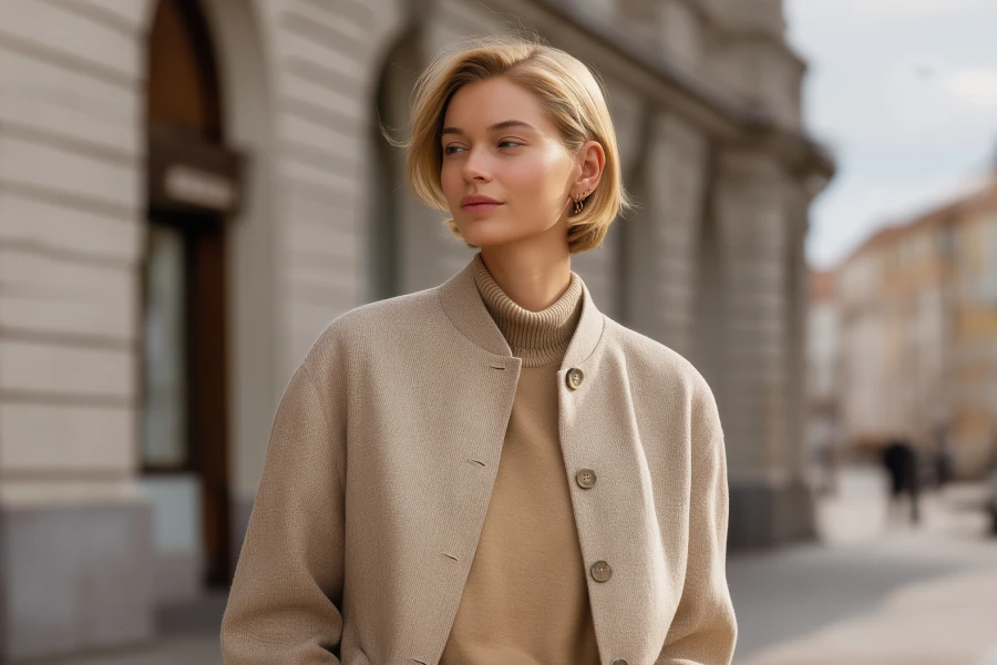 Stylish Woolen Winter Jacket