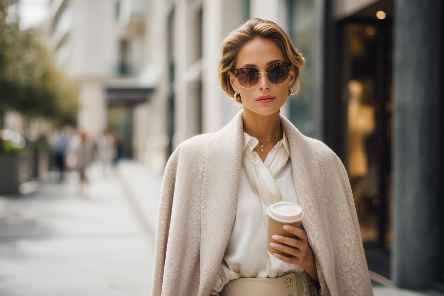 Women’s Cropped Woolen Coat