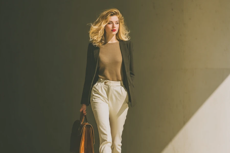 Chic High Waisted Pants